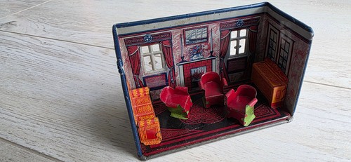 Miniatur puppenstube aus - miniatur-puppenstube, blech
