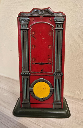 Alter blech fahrkarten automat - fahrkarten,