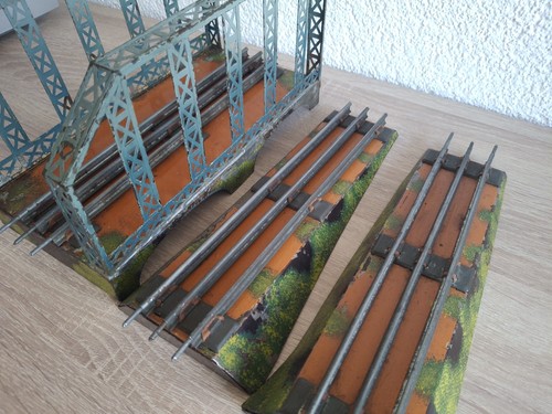 Blechspielzeug modellbahn bing - modellbahn,